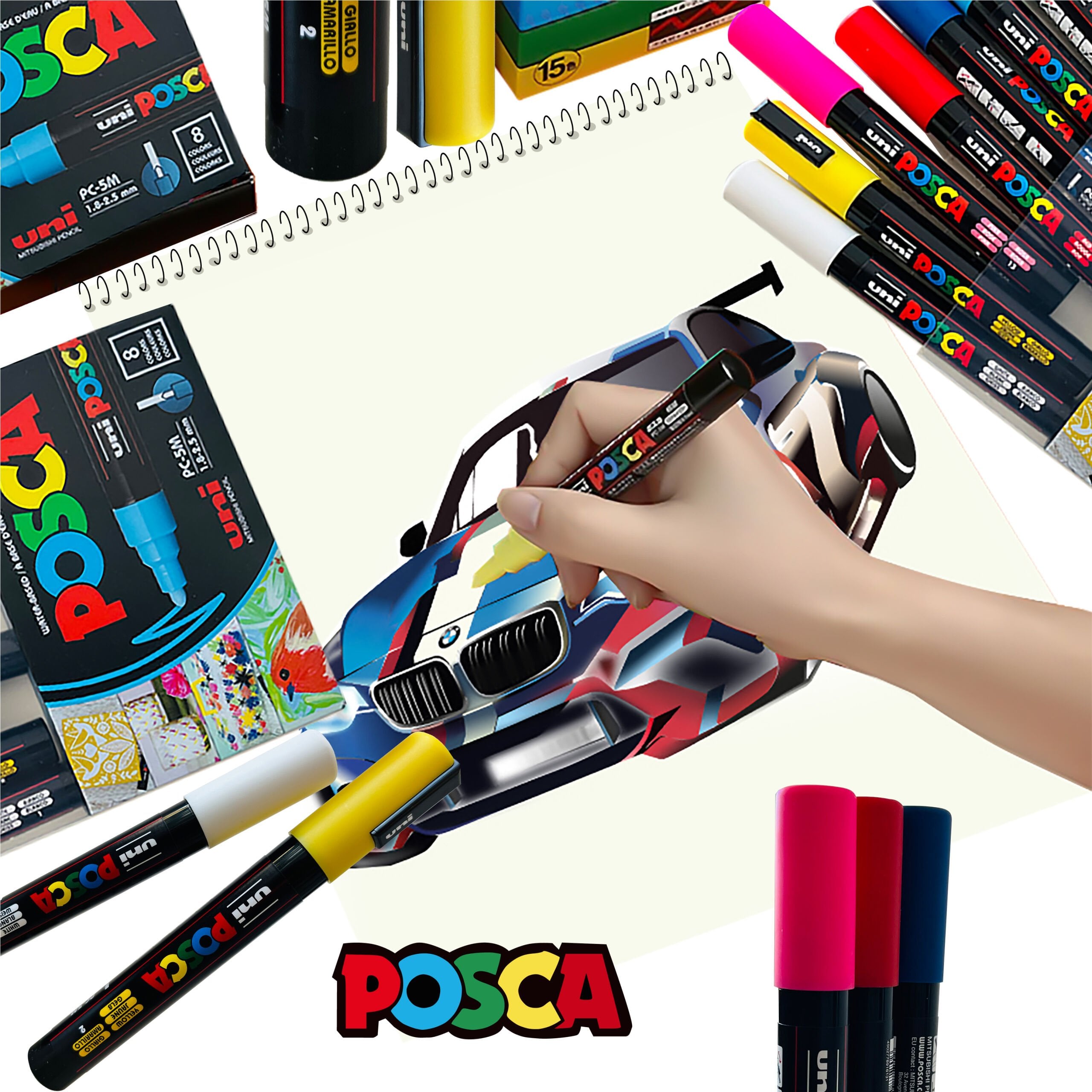 Posca, Boyama, Akrilik Kalem