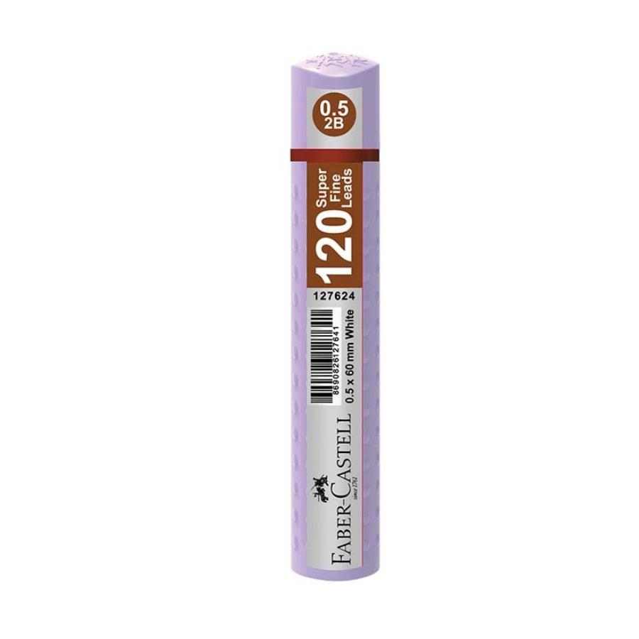 Faber Castell Grip 0.5 2b 60mm Min 120li Pastel Mor