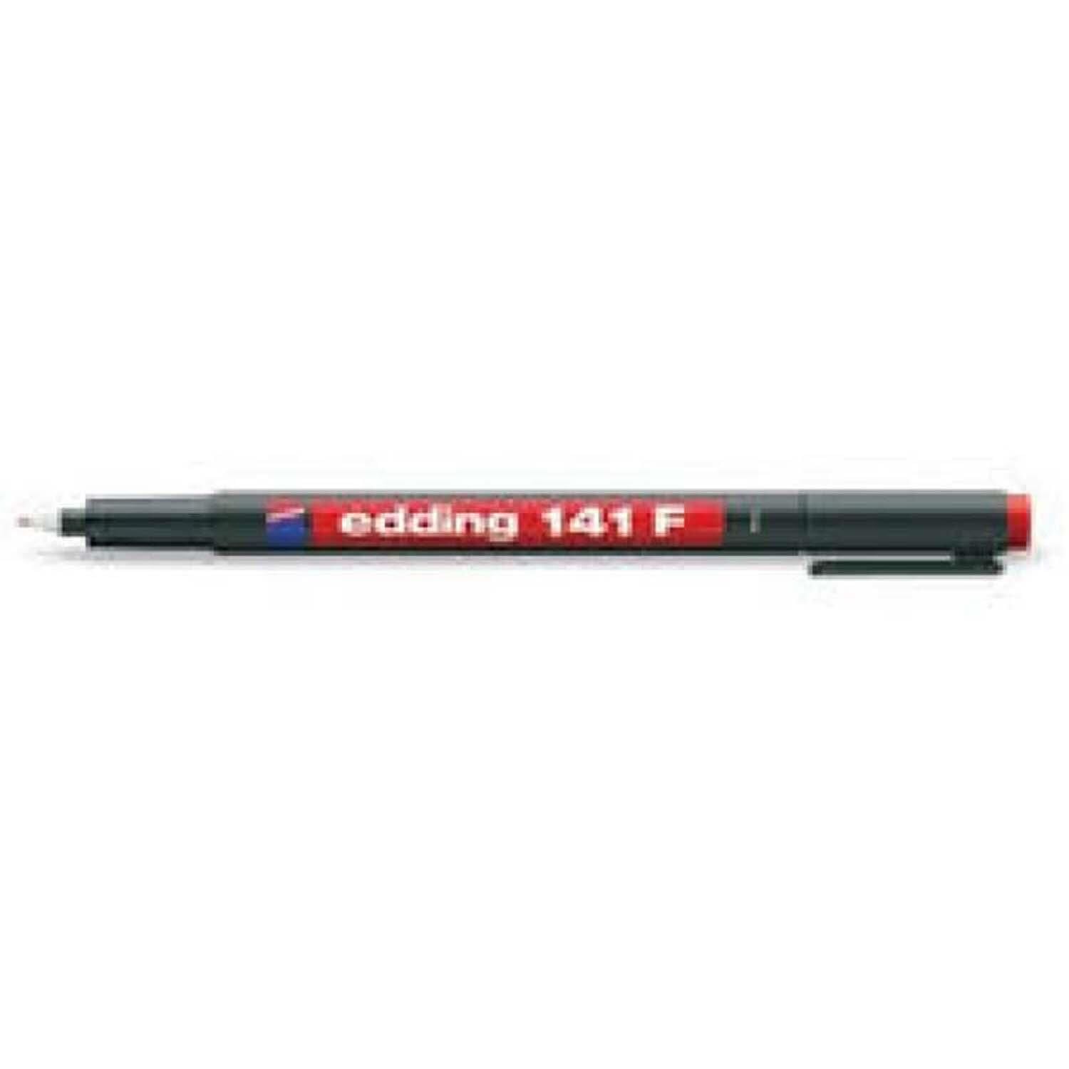 Edding Asetat Kalemi Kırmızı E-141F