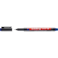 Edding Asetat Kalemi Silgili Mavi E-147S3