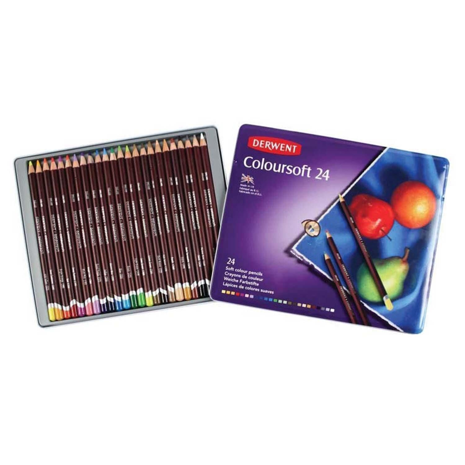 Derwent 24Lü Coloursoft K.Boya701027