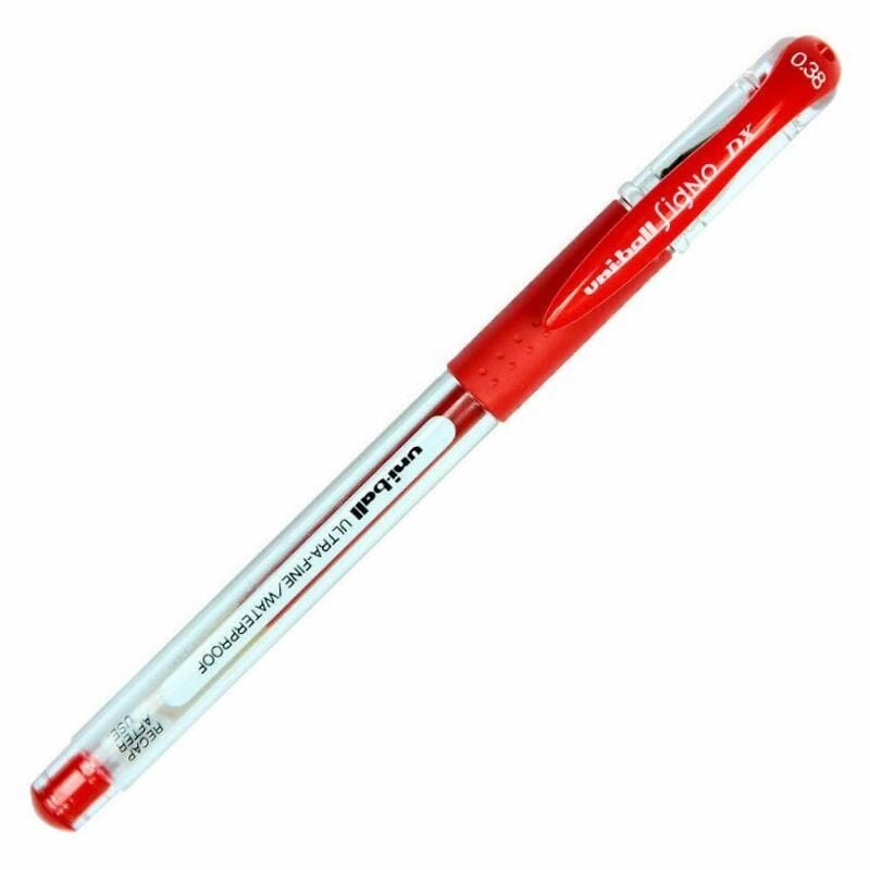 Unıball Um-151 Dx 0.38 Kırmızı Jel Kalem