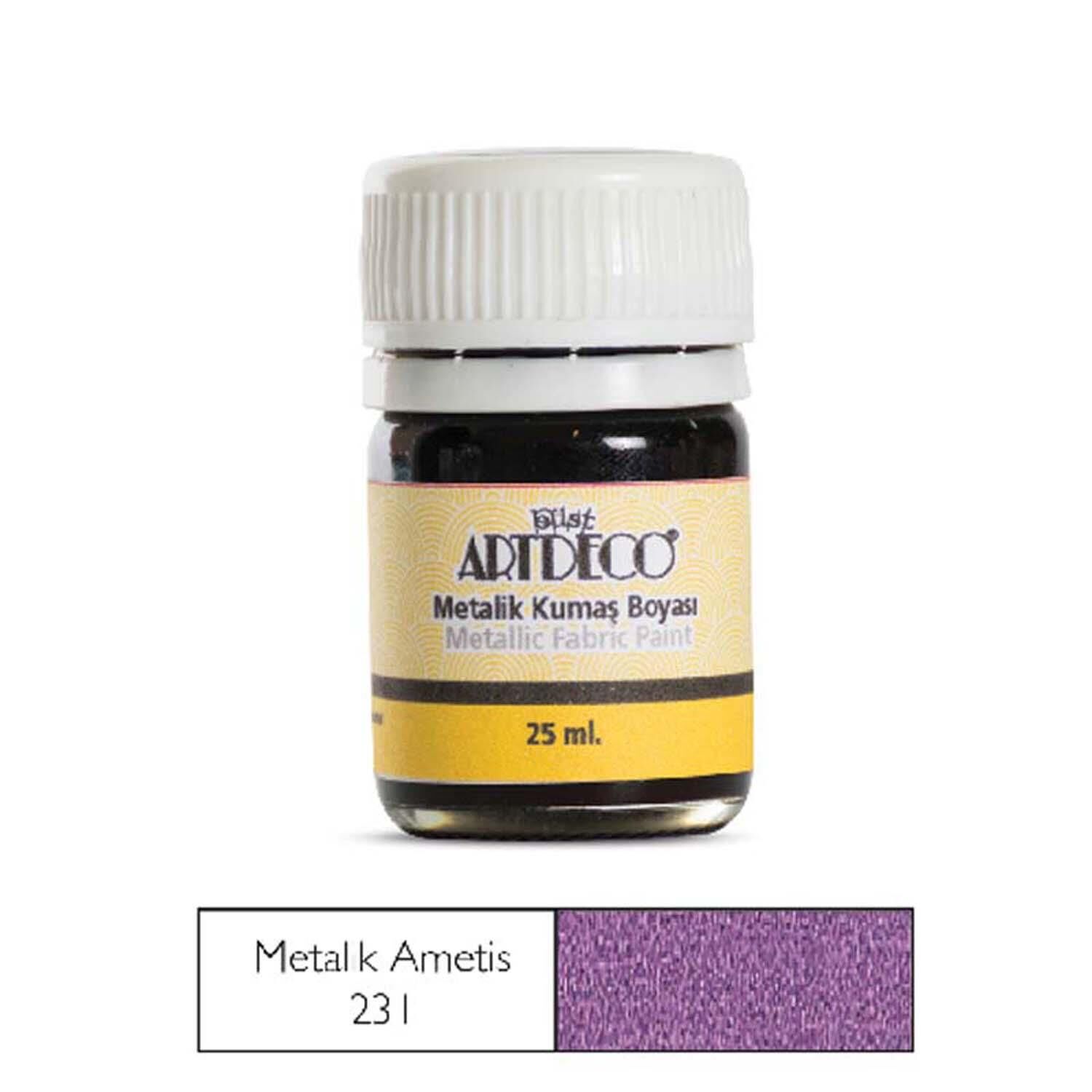Kumaş Boya Artdeco 25Ml No:231 Metalik Ametist