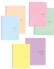 Keskin A4 80yp Kar.PP Kp.Spr.Pastel Note Defteri
