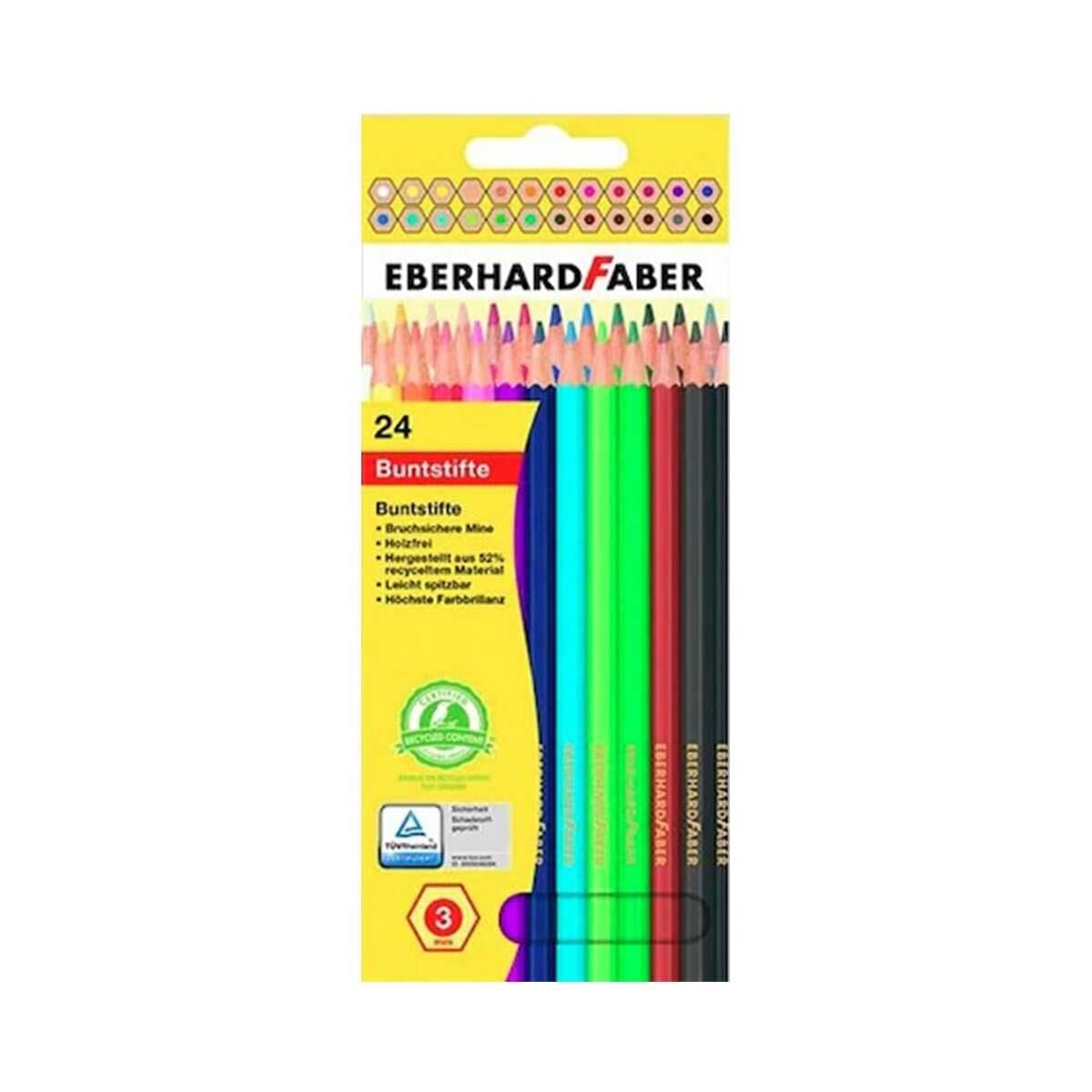 Eberhard Faber 24'lü Kuru Boya Kalemi EF-514824