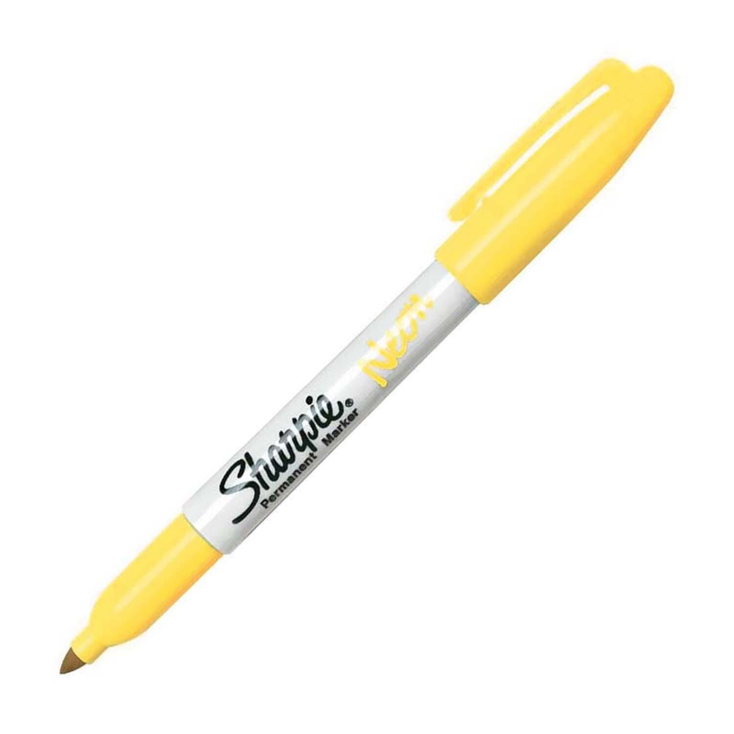 Sharpıe Neon Sarı Fıne Permanent Markor