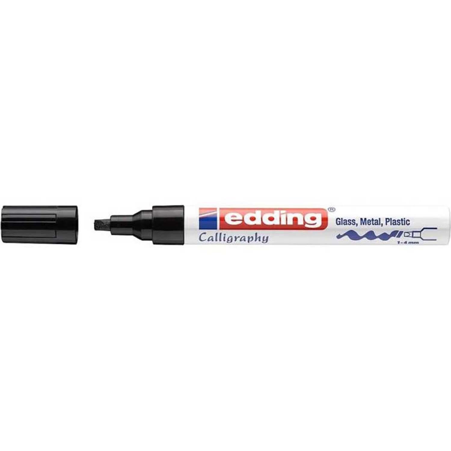 Edding Kaligrafi Boya Markörü Siyah E-755