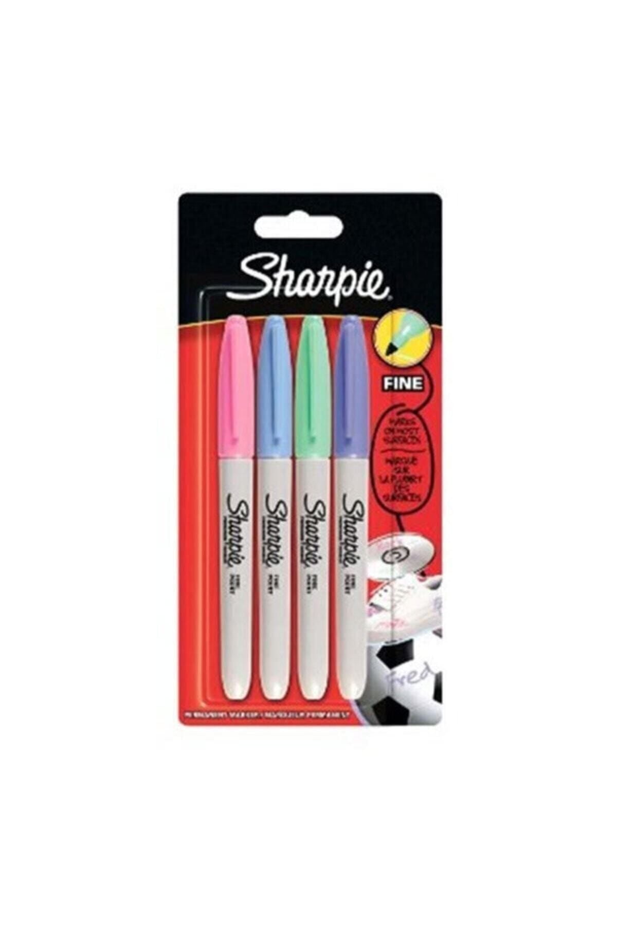 Sharpıe 4Lu Fıne Permanent Markor Pastel Renkler