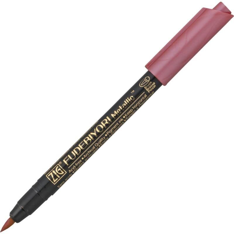 Zig Fudebiyori Brush Metallic Kırmızı