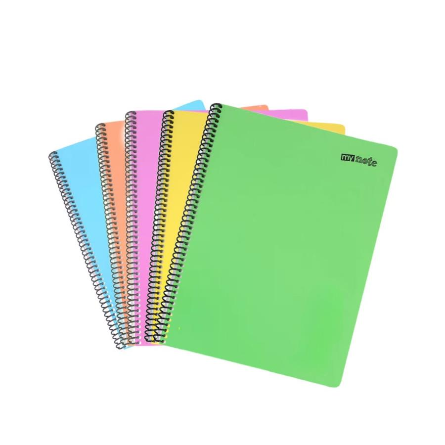 Mynote Flex Pastel Pp Kpk Spiralli A4 60yp Çizgili Defter