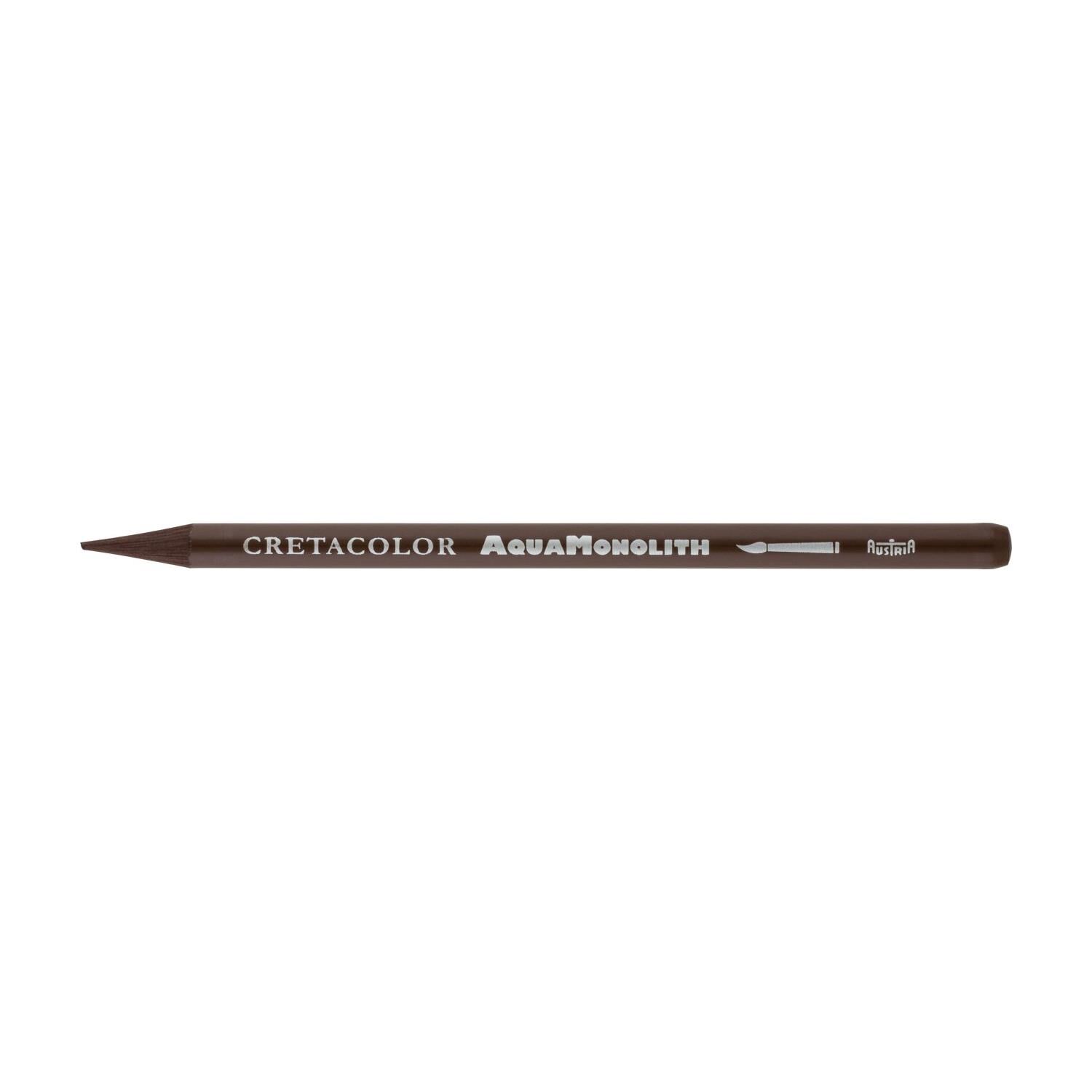 Cretacolor Aqua Monolit Sulandırılabilir Kalem Van Dycke Brown 252 20