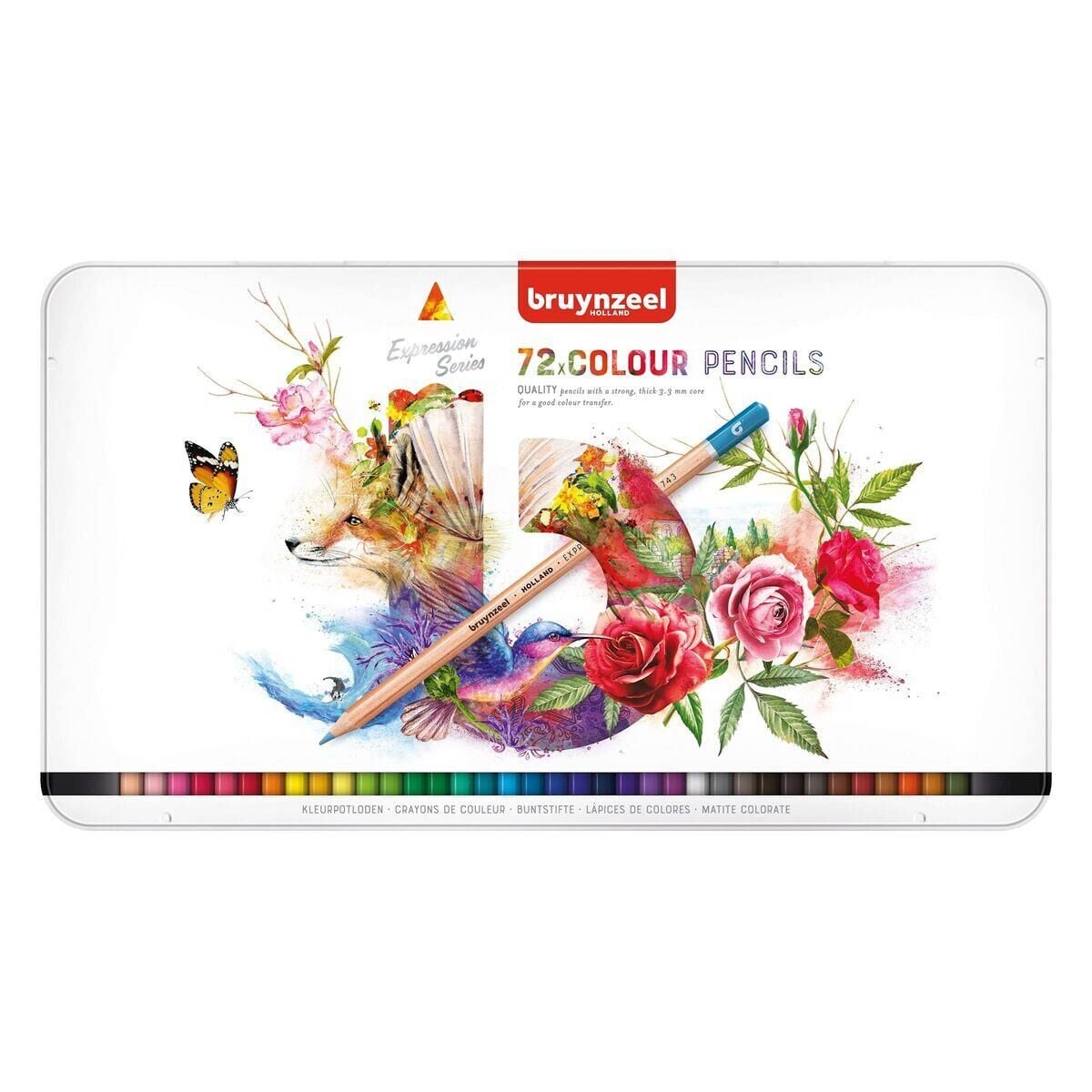 Bruynzeel Expression Colour Kuru Boya Kalem Seti 72li 60312072
