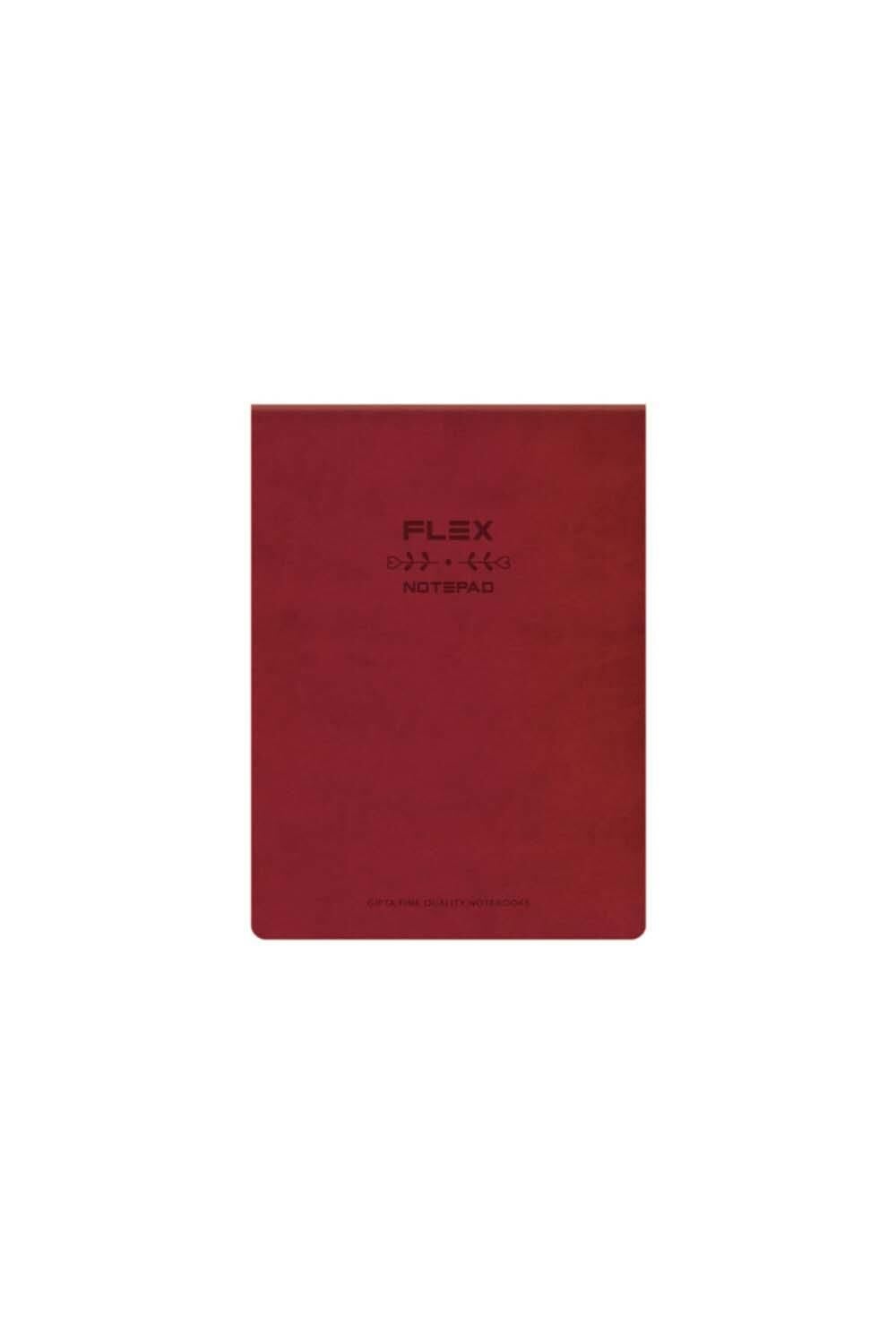 Gıpta Flex İplik Dikişli Deri Kapak Bloknot 16x16 100yp Noktalı Defter 4413