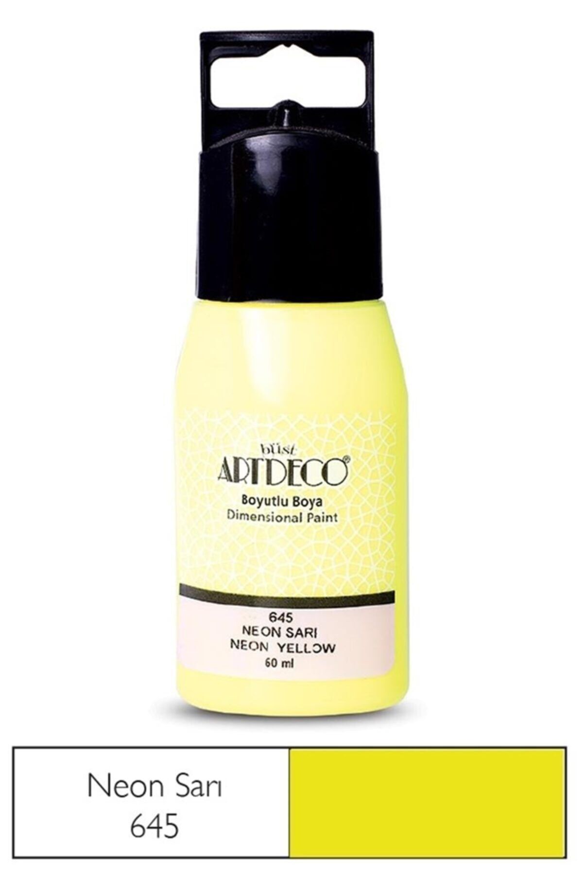 Artdeco Neon Boyutlu Boya 60Ml Sarı