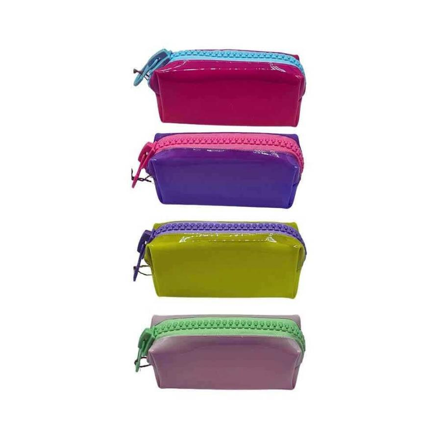 Unicus Big Zip Pastel Şeffaf Mix Kalem Kutu XL