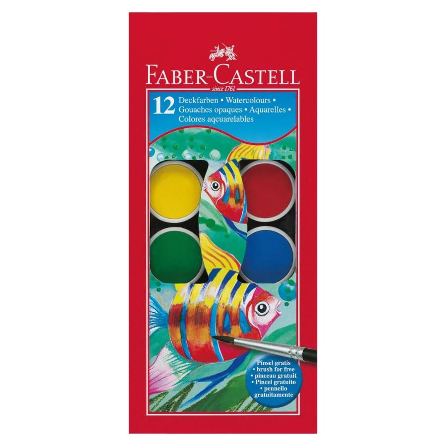 Faber-Castell Suluboya Küçük Boy 12 Renk