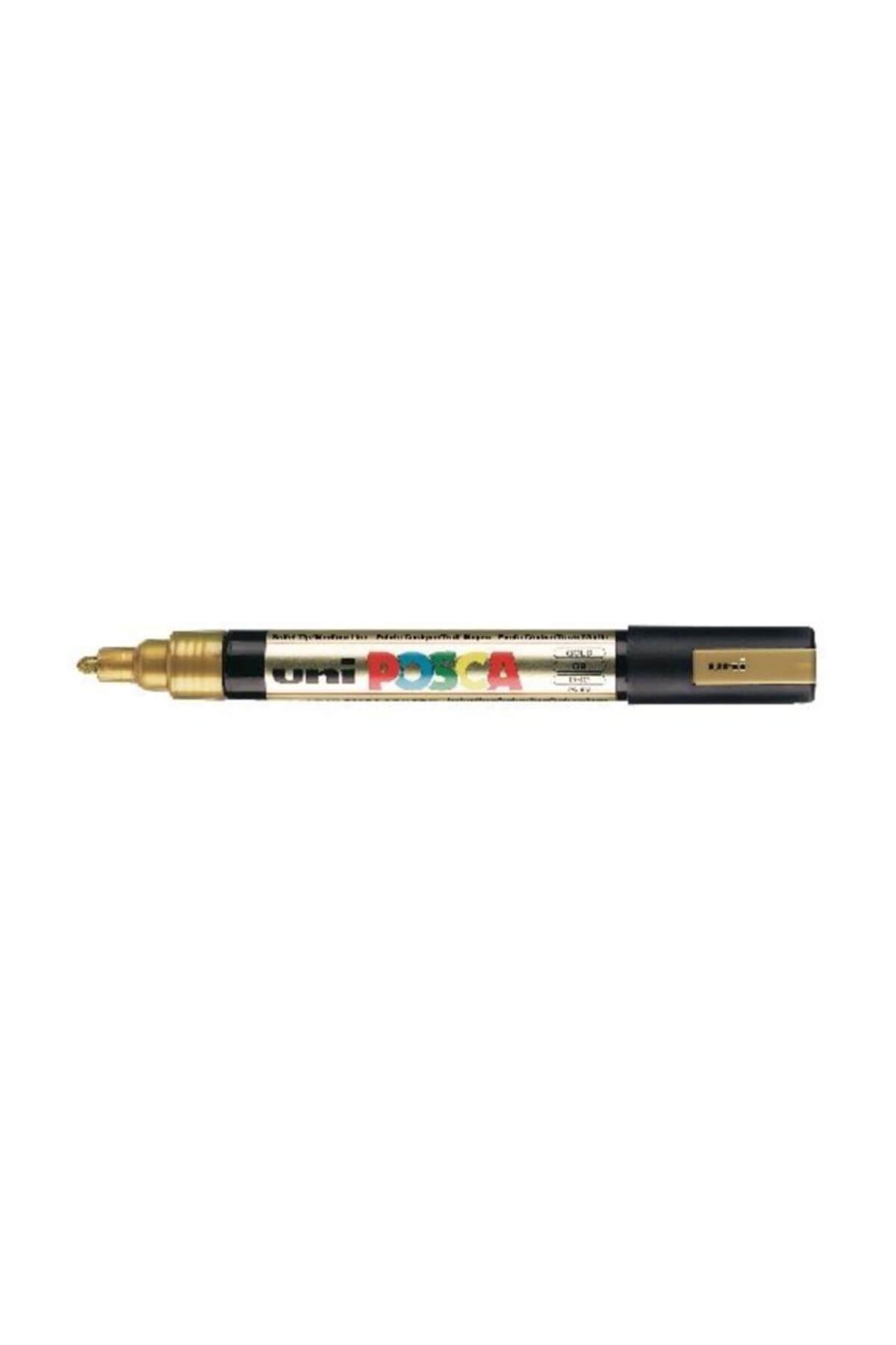 Unı Posca Pc-5M 1.8-2.5 Altın Su Bazlı Markor