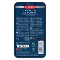 Derwent 6'Lı Charcoal Xl Füzen Teneke 2306196