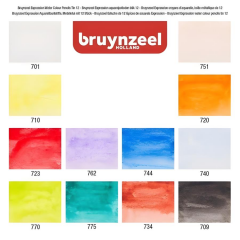 Bruynzeel Suluboya Kalemi Aquarel 12'li Teneke Kutu