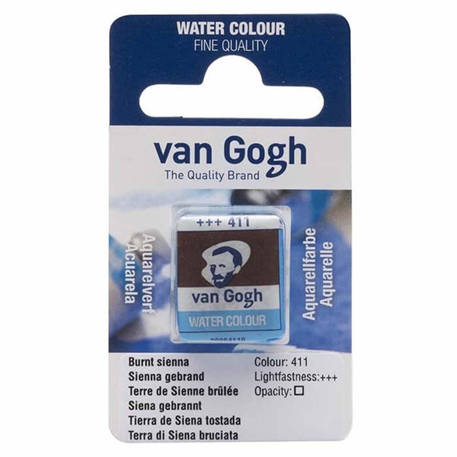 Sulu Boya Van Gogh Tablet No:411 Burnt Sıenna