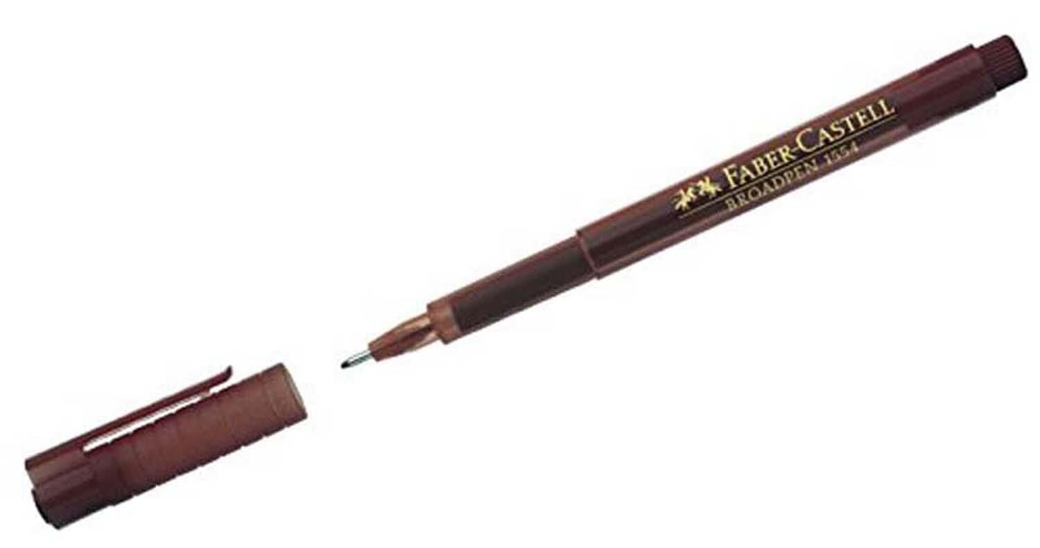 Faber-Castell Broadpen 1554 Koyu Kahverengi