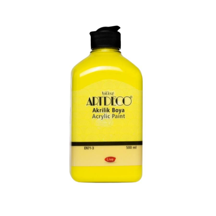 Akrilik Boya 500 Ml Limon Sarı