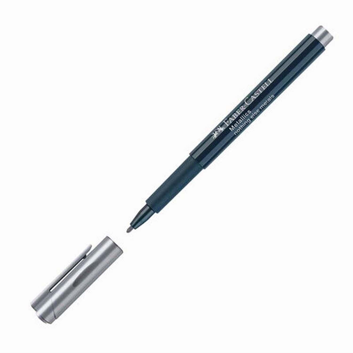 Faber-Castell Metalik Markör Silver