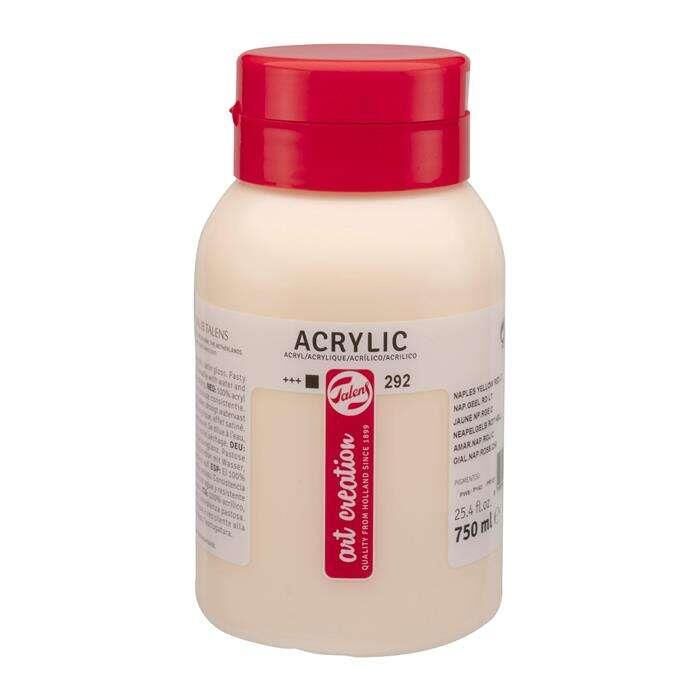 750/292 Art Creatıon Akrilik Boya Napl.Ylw.Rd.Lt.
