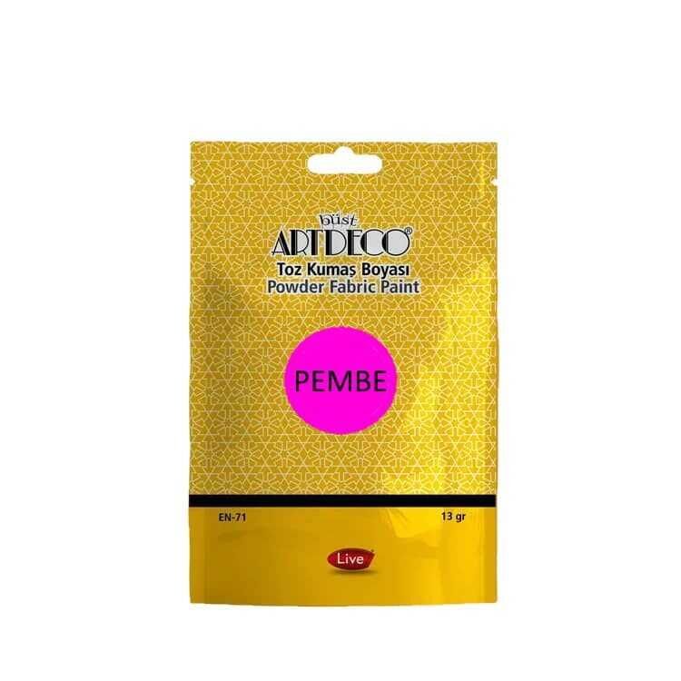 Artdeco Toz Kumaş Boyası 13gr Pembe 1127