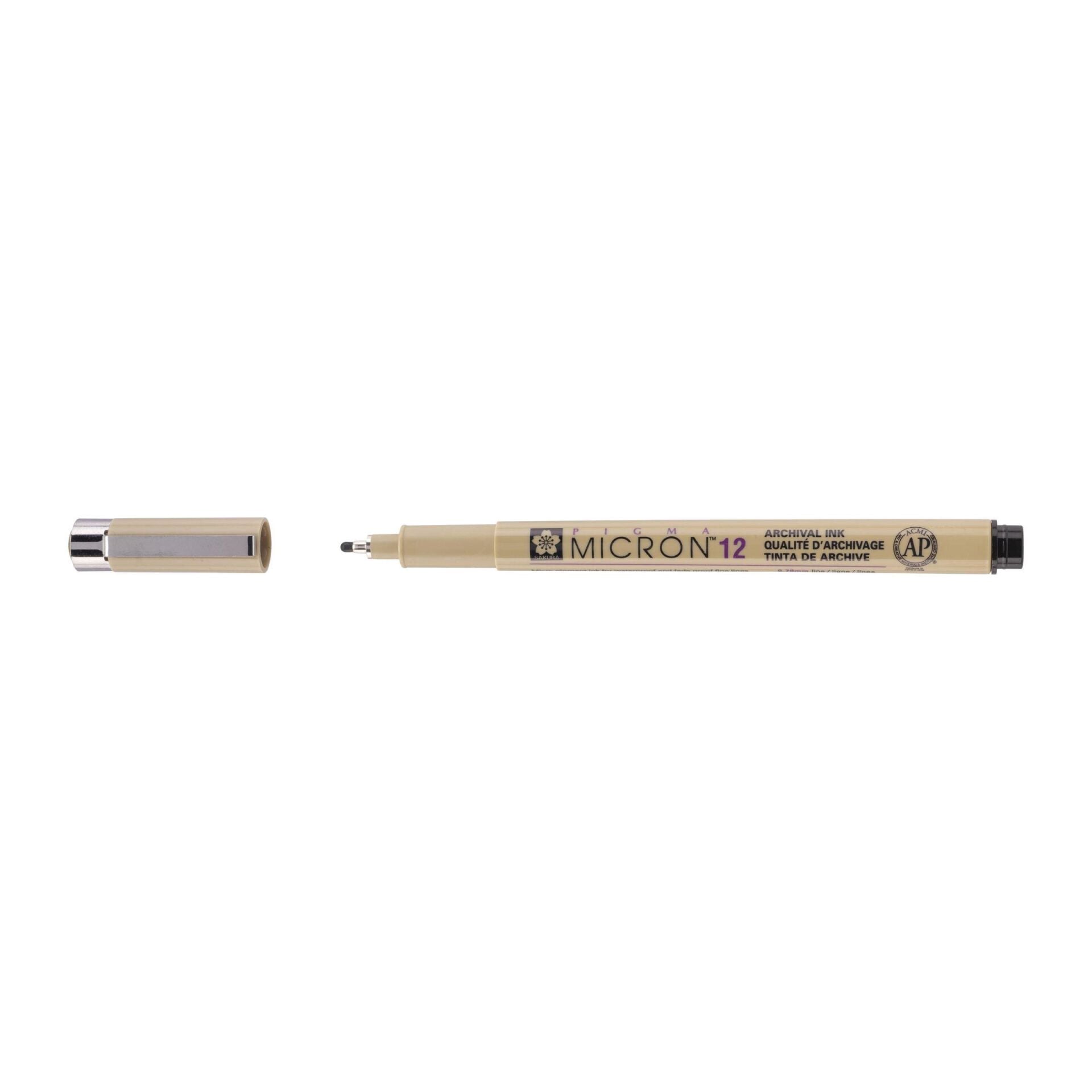 Pıgma Mıcron 12 Mm Sıyah Sakura