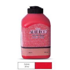 Akrilik Boya 500 Ml Kırmızı