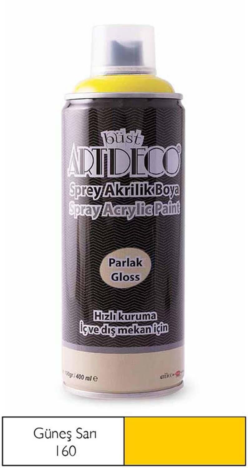Sprey Boya Güneş Sarı 400Ml Artdeco N:160