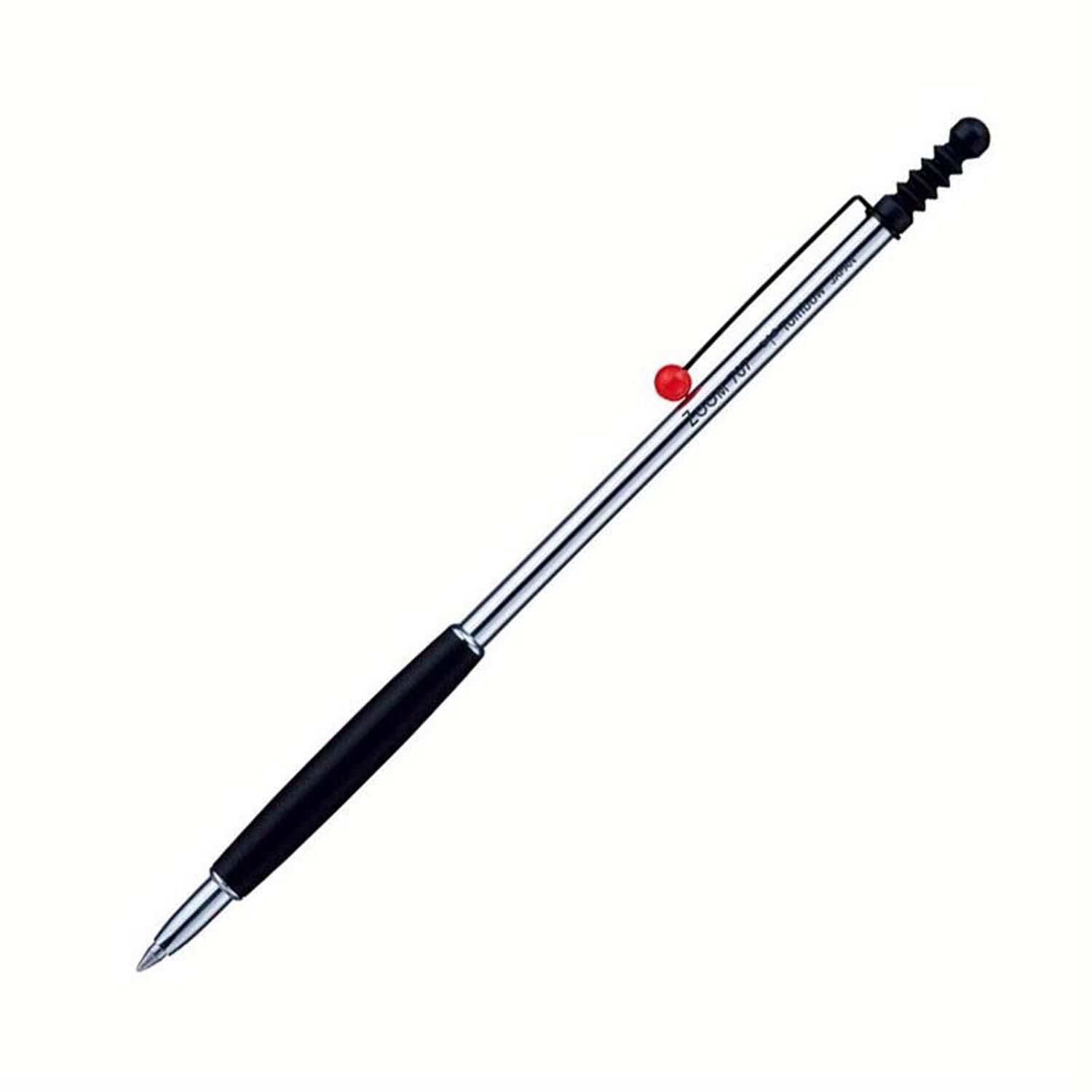 Tombow Zoom 707 De Lux B.Poınt Pen Wcase Chrome