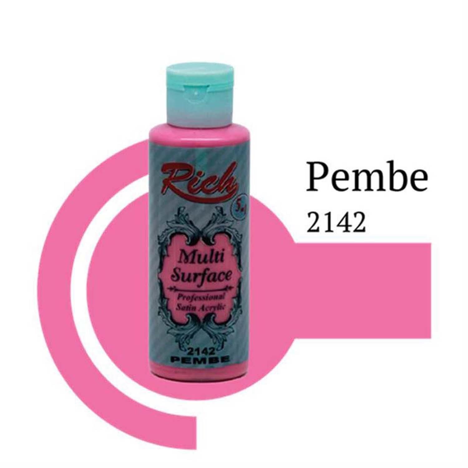 Multı Surface Pembe 120Cc Akrılık Rıch