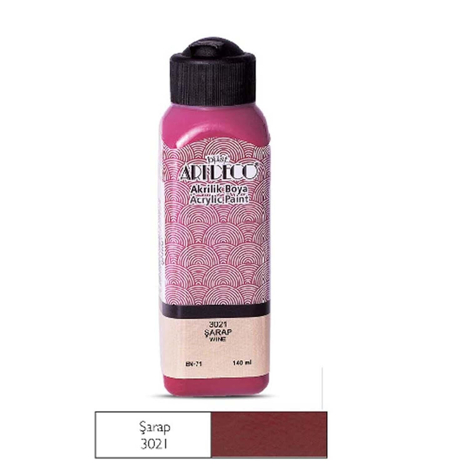 Akrilik  Boya 3021 140 Ml Sarap  Artdeco